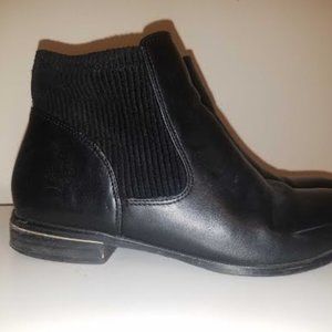 Classy black booties